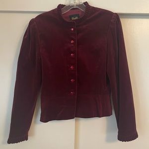 Vintage velvet jacket.